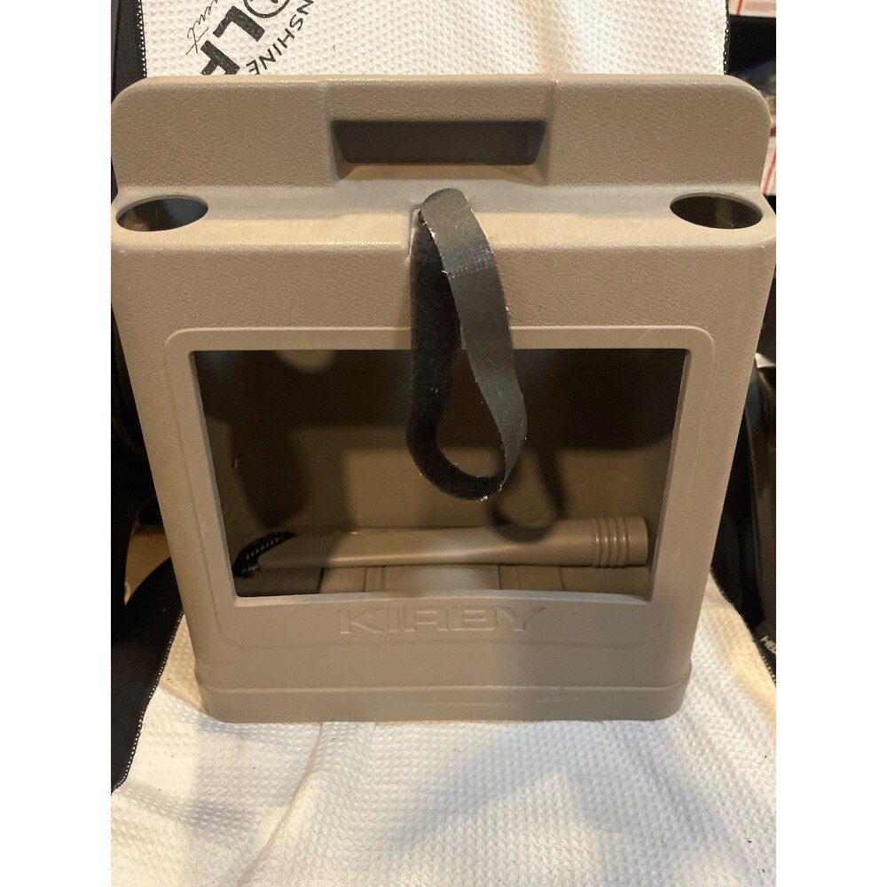 Kirby Sentria Vacuum Cleaner Wall Mount Attachment Caddy Holder Beige Plastic